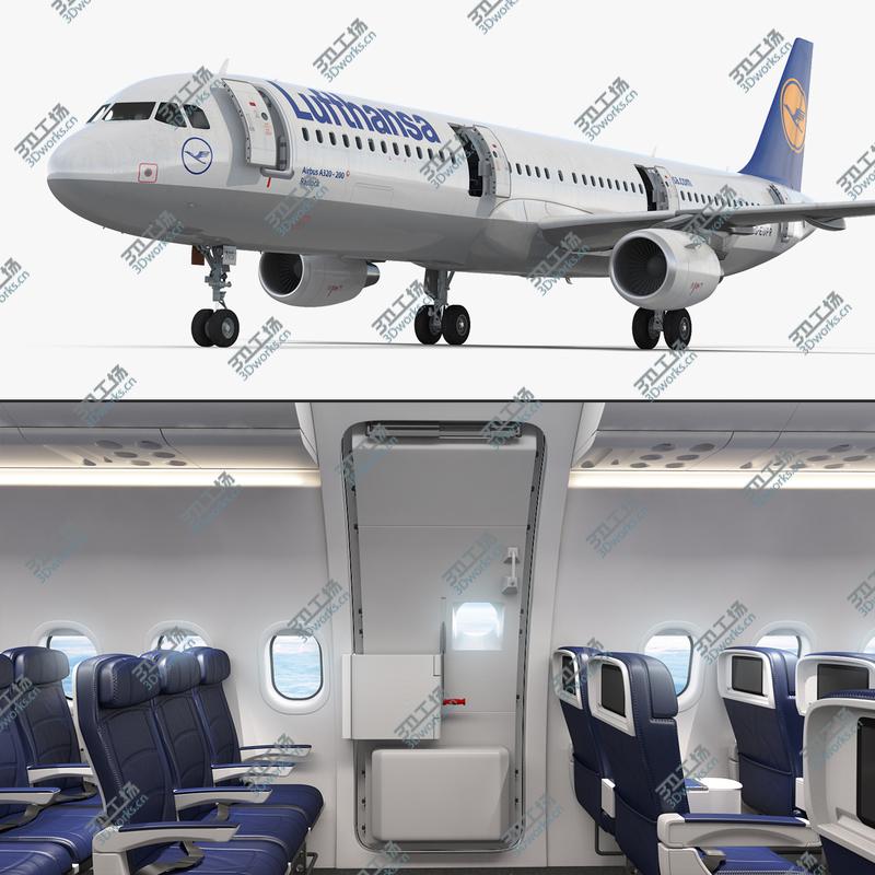 images/goods_img/202104092/Airbus A321 Lufthansa with Interior 3D model/1.jpg